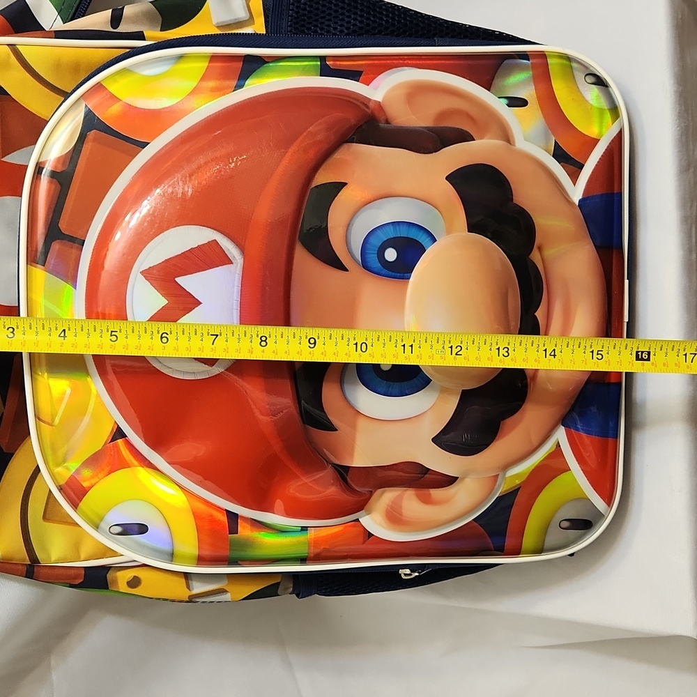 (SOLD) Super Mario Nintendo Large Backpack - Picture 13 of 15